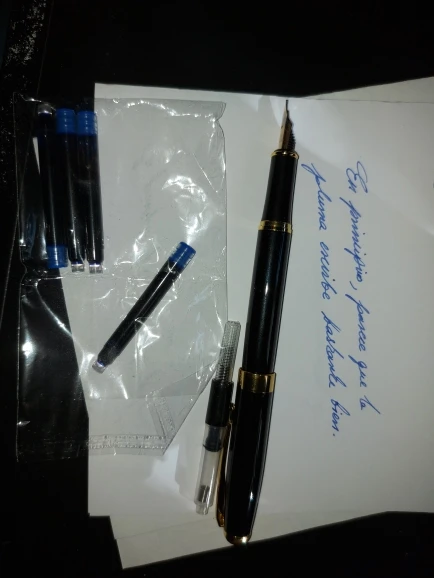 High metal Writing classic GOLDEN 388 student Fountain Pen 