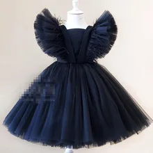 Лидер продаж; ; платье для маленьких девочек; коллекция года; Сетчатое платье с оборками; детская одежда; платье