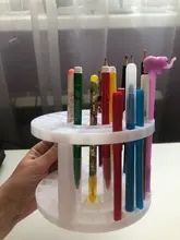 Soporte portátil para pincel de pintura, suministros de pintura para escritorio de estudiante, organizador, 49 agujeros, nuevo