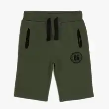 Coton Kids зеленые шорты для маленьких мальчиков