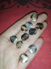 10 Uds. Pendientes de aleación Zina con Base de Plata Irregular de oro de 12mm para Pendiente de círculo, accesorio para pendientes DIY, joyería AC211