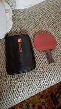 Raqueta de Ping Pong profesional de 6 estrellas, hoja de tenis de mesa de Nano carbono, pegamento de tóner pegajoso, entrenamiento de Ping Pong