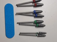 EasyNail-brocas de carburo de tungsteno para uñas, accesorios para máquina de manicura eléctrica, herramienta para salones de manicura, elimina el Gel, 4 niveles