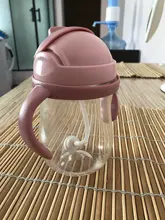 Biberón de gel de sílice para alimentación de bebés, vasos, botellas de agua para niños, taza con pajita, bebedero infantil