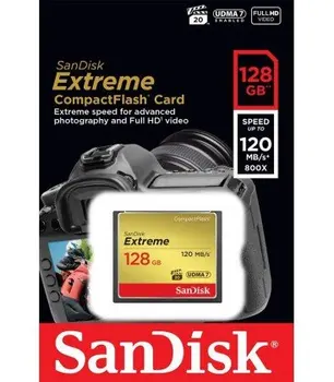 

SANDISK COMPACT FLASHLIGHT EXTREME 128GB (120 / 85 MB/S)