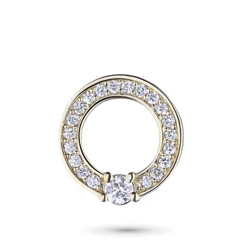 

Pendant in yellow gold with diamonds