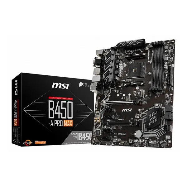 Материнская плата MSI B450-A Pro Max ATX DDR4 AM4 | Компьютеры и офис