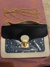 Mini bolso de hombro cuadrado pequeño para mujer, bandolera de mensajero de diseñador de lentejuelas de estrella a la moda, cartera de mano rosa