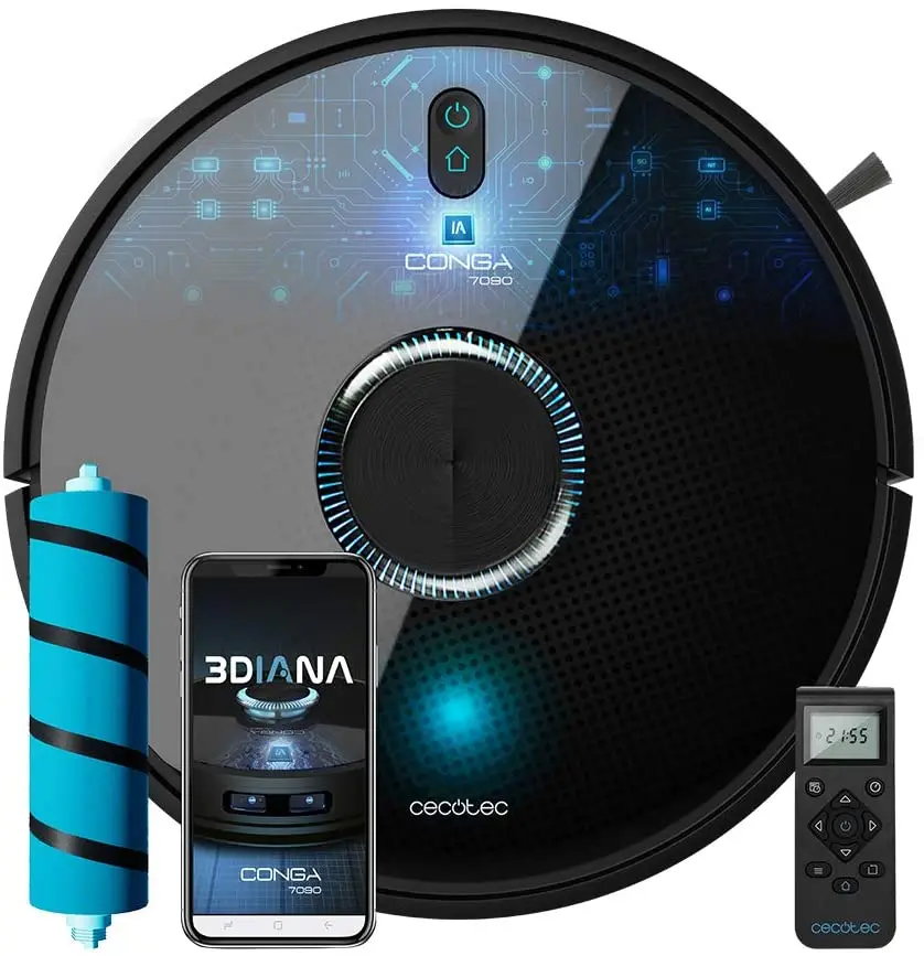 Cecotec Robot Vacuum Cleaner and Floor Conga 1790 Titanium Itech Smartgyro  4 on for sale online