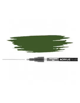 

MARKER ACRYLIC AMSTERDAM TIPPED 3-4 MM DARK OLIVE GREEN