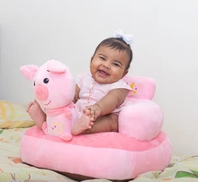 De dibujos animados lindo Sofá en la piel del bebé cubierta de asiento de sofá para bebé sofá asiento de soporte de los niños sofá bebé a aprender a sentarte silla