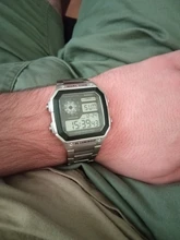 SKMEI-Reloj Deportivo Digital para hombre, pulsera deportiva de acero inoxidable, resistente al agua