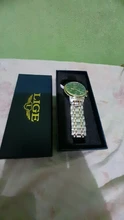 LIGE-reloj de cuarzo de lujo para mujer, accesorio de marca superior, resistente al agua, de acero inoxidable, regalo de cita, nuevo, 2021