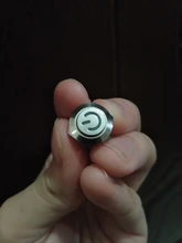 Botón de bloqueo momentáneo, pulsador fijo de cabeza plana de 12mm, 3V, 5V, 9V, 12V, 24V, 220V, resistente al agua, LED, de metal