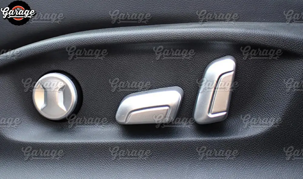 Covers of seat buttons case for Volkswagen Jetta- ABS plastic molding 1 set / 6 pcs decoration car styling