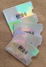 Anti Rfid de aluminio para hombre, billetera con bloqueo de lector, tarjetero para tarjetas bancarias, Banco de identificación, funda protectora de Metal para tarjetas de crédito, NFC, 6x9cm