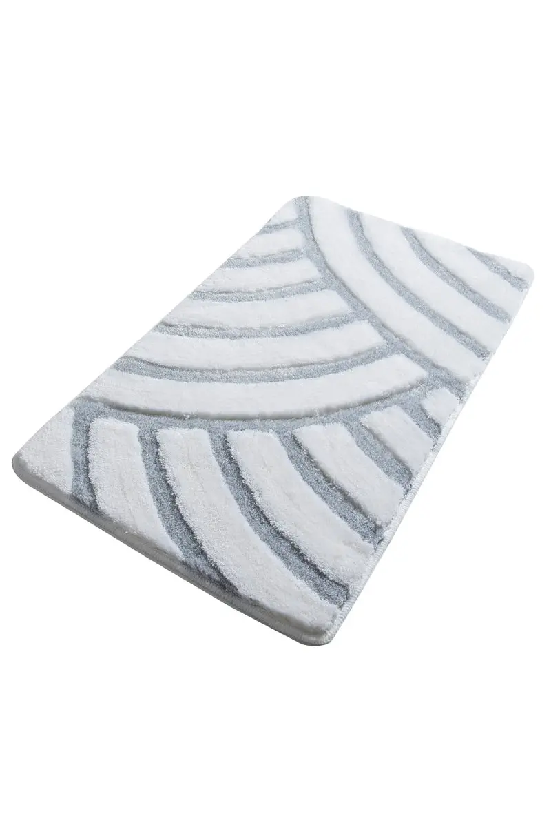 Коврик для ванной комнаты-коврики | коврик для ванной нескользящие Противоскользящие коврики Аля белый 60X100 см