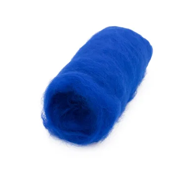 

Wool for felting carded 100% p/ton. Wool, 100 gr. Kamtex (019 cornflowers)