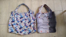 Bolso de compras grande y lavable, ecológico, reutilizable, de tela, plegable