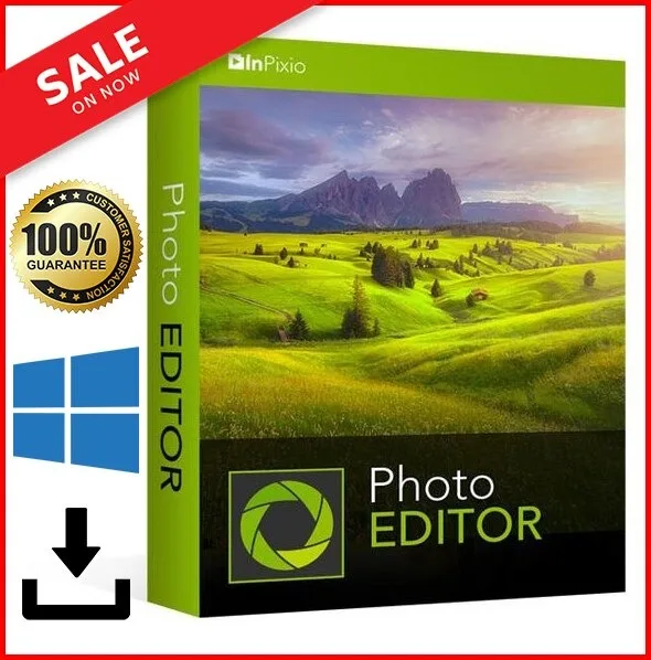 InPixio-Editor de fotos 10, versión completa, para Windows