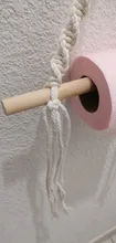Towel-Hanger Paper-Stand Stick-Roll Bathroom Toilet Wooden Kitchen Nordic Wall-Mounted