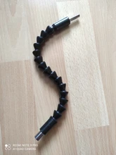 Broca de destornillador eléctrico multifuncional, manguera flexible Universal de serpiente, conexión de eje cardán, extensión blandas, varilla de enlace