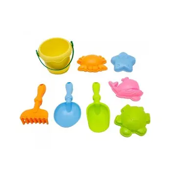 

Soft cube with beach accessories