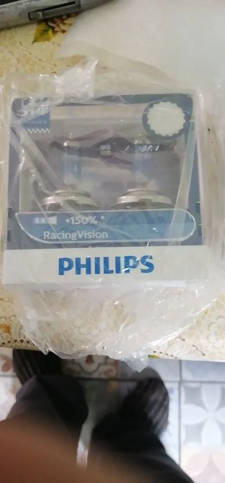 Philips H4 H7 9003 Racing Vision +150% More Brightness Auto