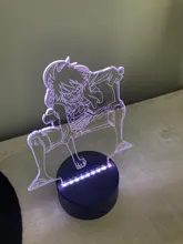 Night-Light Desk-Lamp Bedside-Decor Luffy-Figure Monkey-D Bedroom Color-Changing Anime