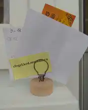 Escritorio carpeta de notas de Flamingo corazón Clips de forma favores de la boda, titular de la tarjeta de mesa nota fotográfica número nombre Clips para mensaje