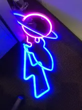 Wall-Lamp Art-Decorative-Lights Neon-Sign Holiday-Lighting LED Plastic Xmas-Party Baby