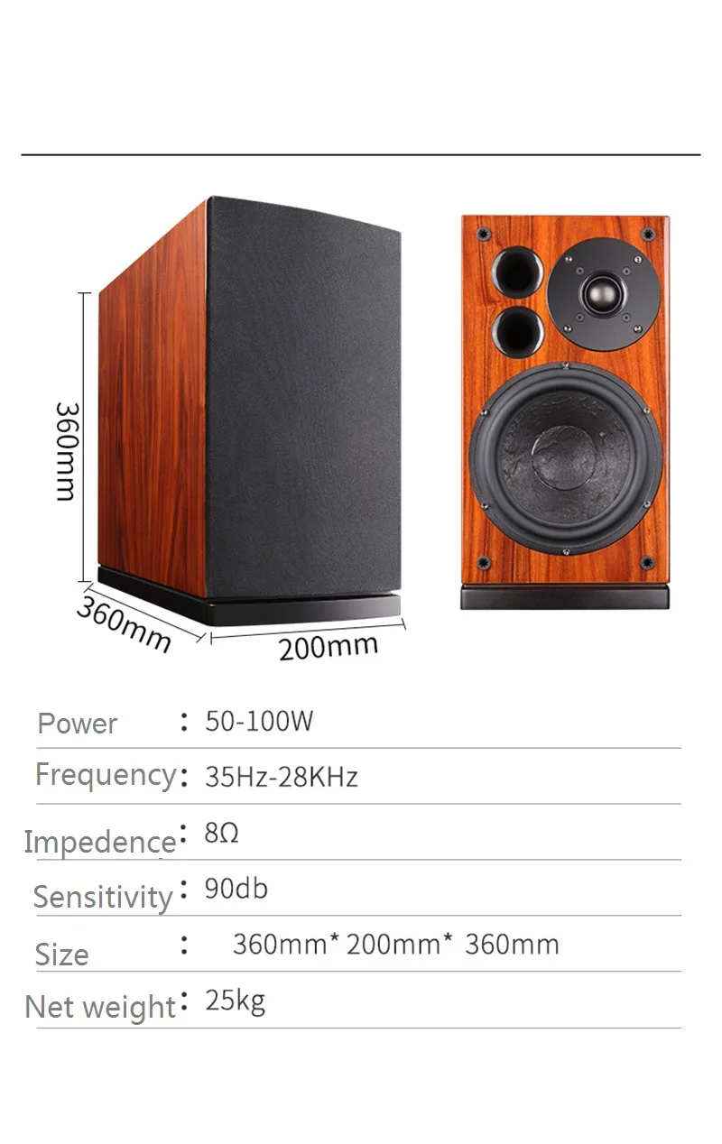 Tuolihao SESP6 8545/9500 Speakers HIFI EXQUIS Bookshelf Two