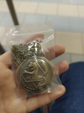 Reloj de bolsillo Vintage para Cosplay, con colgante de collar de cadena, regalo de Anime para niños, Fob, de bolsillo