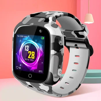 

LEC2 Smart Watch Kids GPS 600Mah Battery Baby Smartwatch IP67 Waterproof SOS For Children Support Take Video