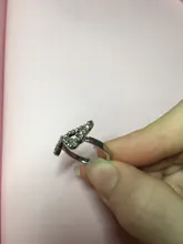 Color plata alas de Ángel anillo ajustable Micro Pave Zircon anillos para articulaciones para mujeres de moda anillos de apertura joyería de mujer regalo de amante