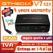 Hot GTmedia V7 S2X/HD Satellite Receiver DVB-S2X with Usb Wifi V7S2X upgraded by Gtmedia V7S HD same v8x v9