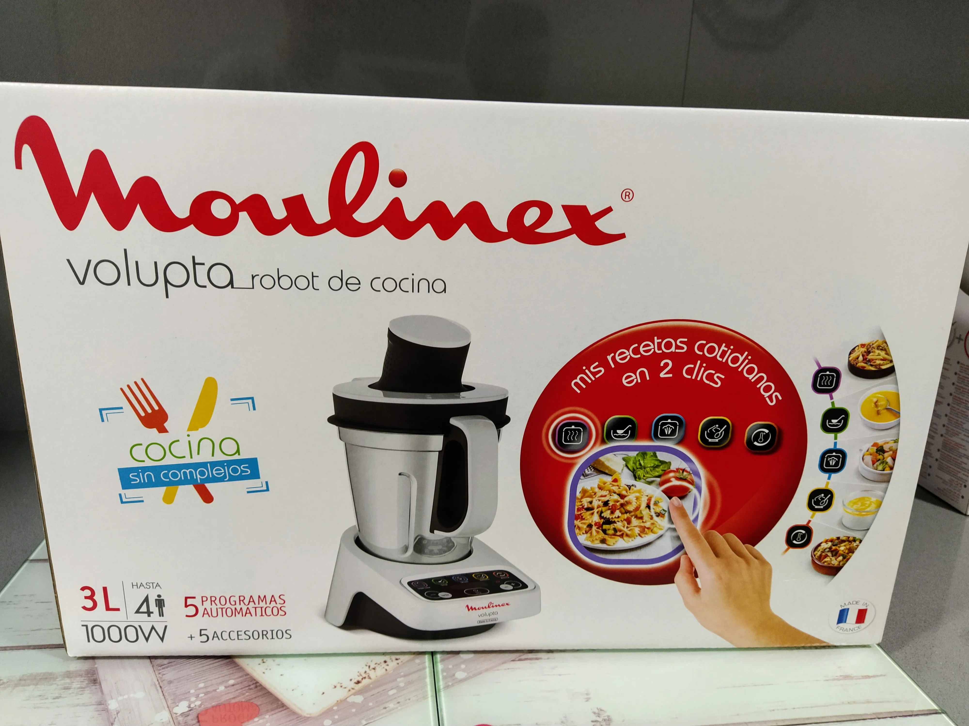 Moulinex - Robot de Cocina Volupta 1000W