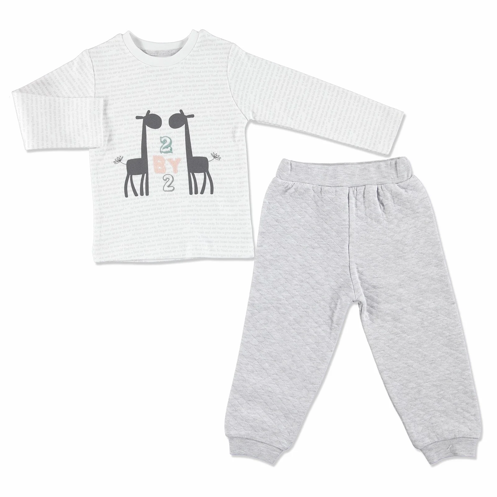 Ebebek HelloBaby лес вечерние детские толстовка с брюками 2 штуки в упаковке |