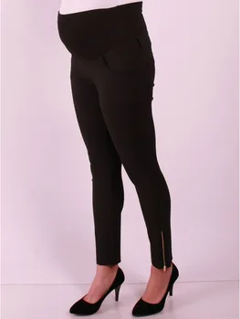 

Maternity Clothing Power Stretch Zipper Paca Pants