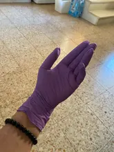 Guantes de nitrilo 100 unids/pack Xingyu púrpura comida grado impermeable alergia libre desechable seguridad guantes de nitrilo