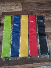 Bandas elásticas con distintos niveles de resistencia, correa de yoga, de gimnasio en casa, rehabilitación, equipo de entrenamiento, para pilates, 5 uds. por lote