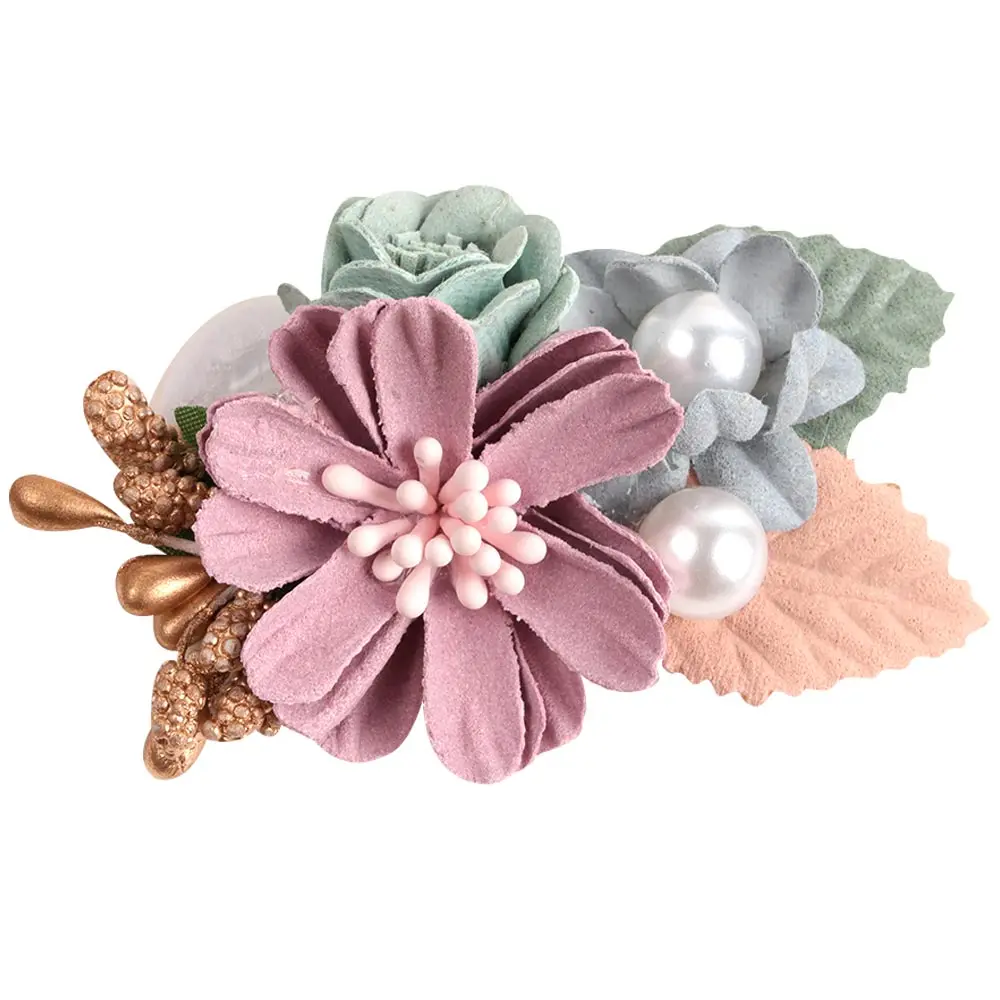 New Floral Hair Clips Baby Headbands for Girls Boho Hairpins Flower Barrettes Hair Bows Bride Girls Photography Hair Accessories hair band for women Hair Accessories