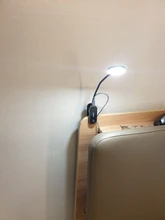 Baseus LED Clip Table Lamp Stepless Dimmable Wireless Desk Lamp Touch USB Rechargeable