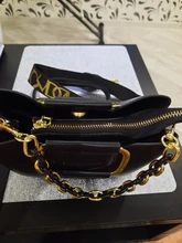 Bolso de lujo de un solo hombro para mujer, bandolera de Cuero de calidad PU, informal, clásico, a la moda, 2021