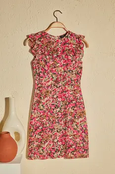 

Trendyol Multi Ruffle Detail Dress TWOSS20EL2532