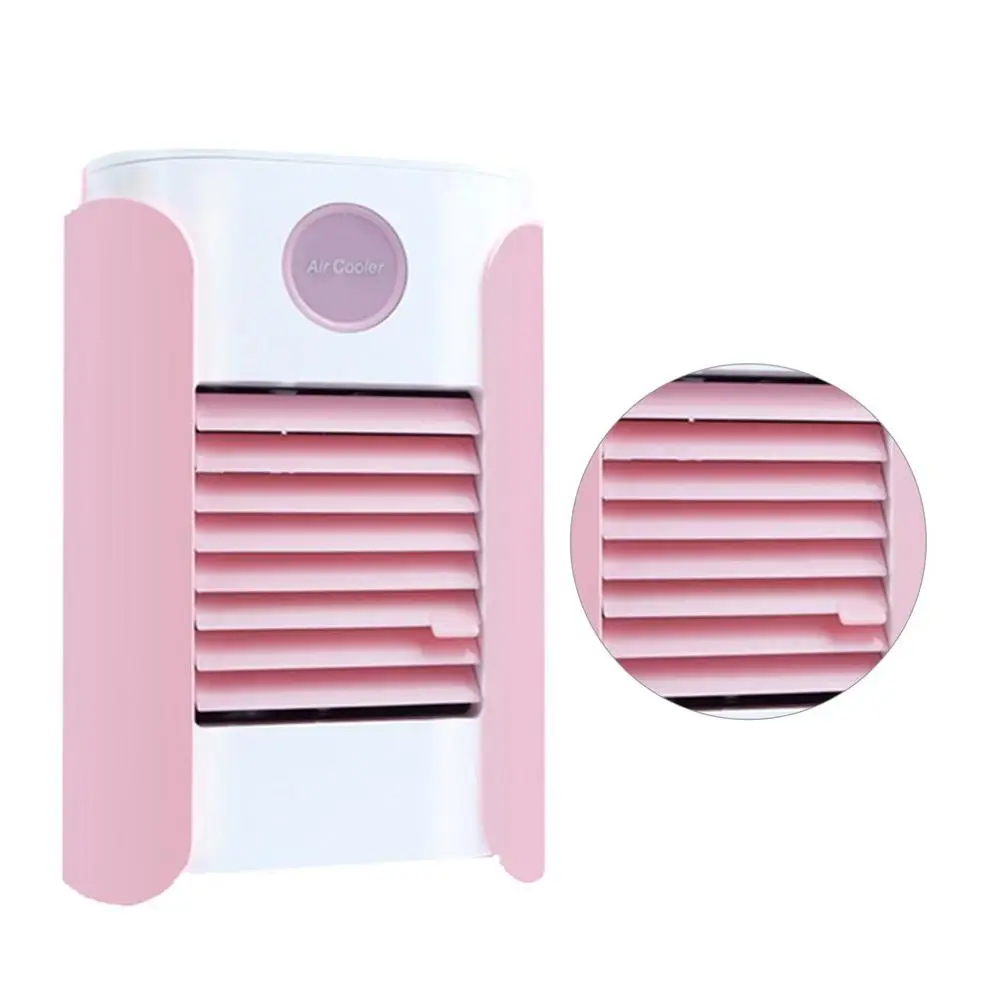 

Mini Air Conditioner Cooler Usb Charging Portable Detachable Desk Air Conditioner Fan With Strap For Home Office