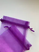 Bolsas de organza de decoración, embalaje para joyería, regalo o fiesta de boda, 7x9, 9x12, 10x15, 13x18CM, 24 colores, 50 unidades