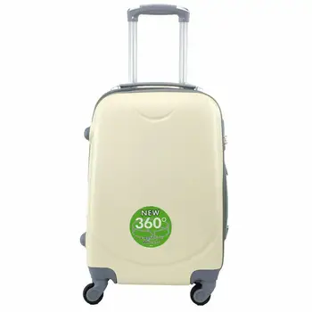 

LARGE SUITCASE 4 WHEELS 360 ° Baggage 76cm X 32cm X 50cm FOR TRAVELING TRAVEL BEIGE