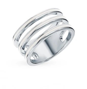 

Silver ring with enamel sunlight sample 925