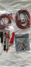 JXSINONE-Kit de cables de prueba, accesorio de sonda de prueba electrónica, pinzas de cocodrilo, conector Banana para probar, sonda reemplazable